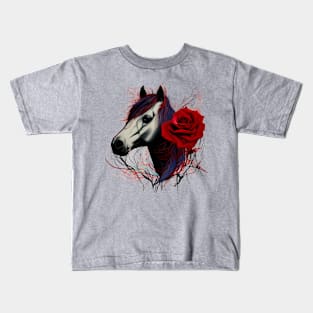 Gothic Horse Kids T-Shirt